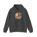 Resting Witch Face Cat and Frog Halloween Hoodie