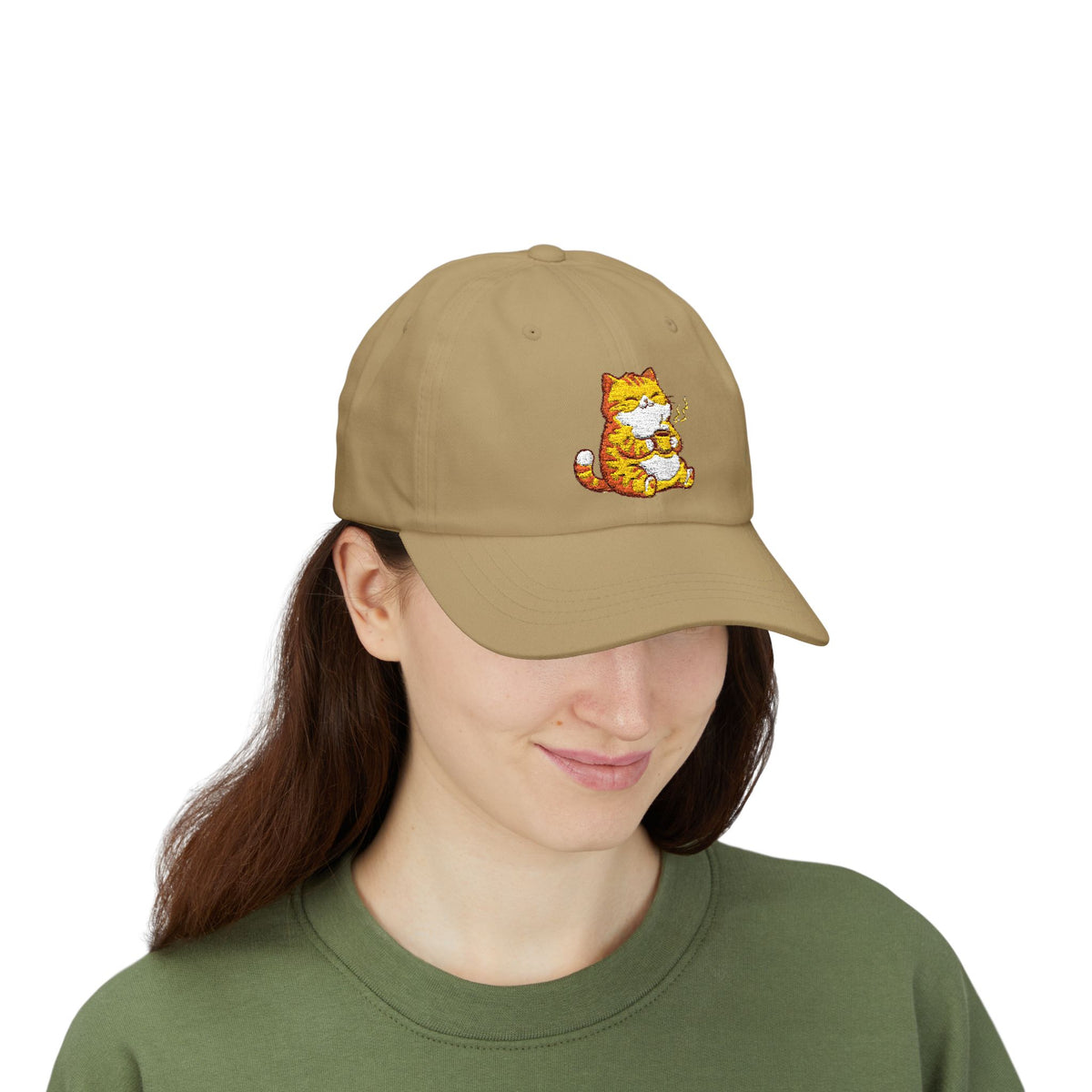 Socially Tired Cat Dad Hat – Funny Introvert Cat Cap