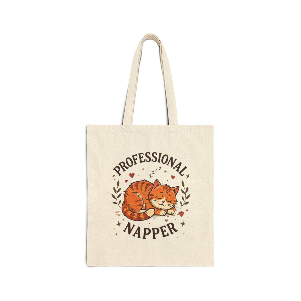 Professional Napper Cat Tote Bag – Funny Sleeping Cat Tote