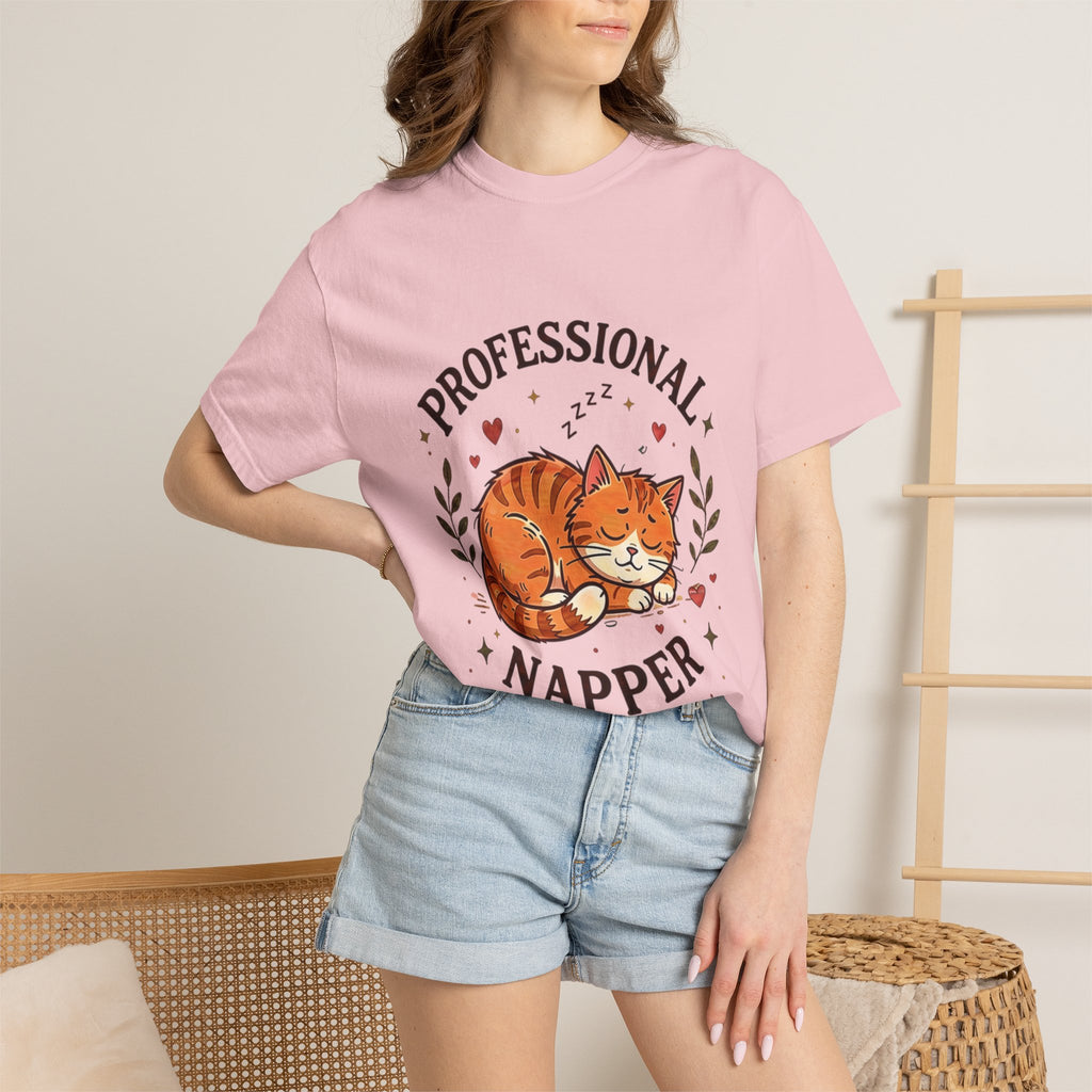 Professional Napper Cat T-Shirt – Funny Sleeping Cat Tee