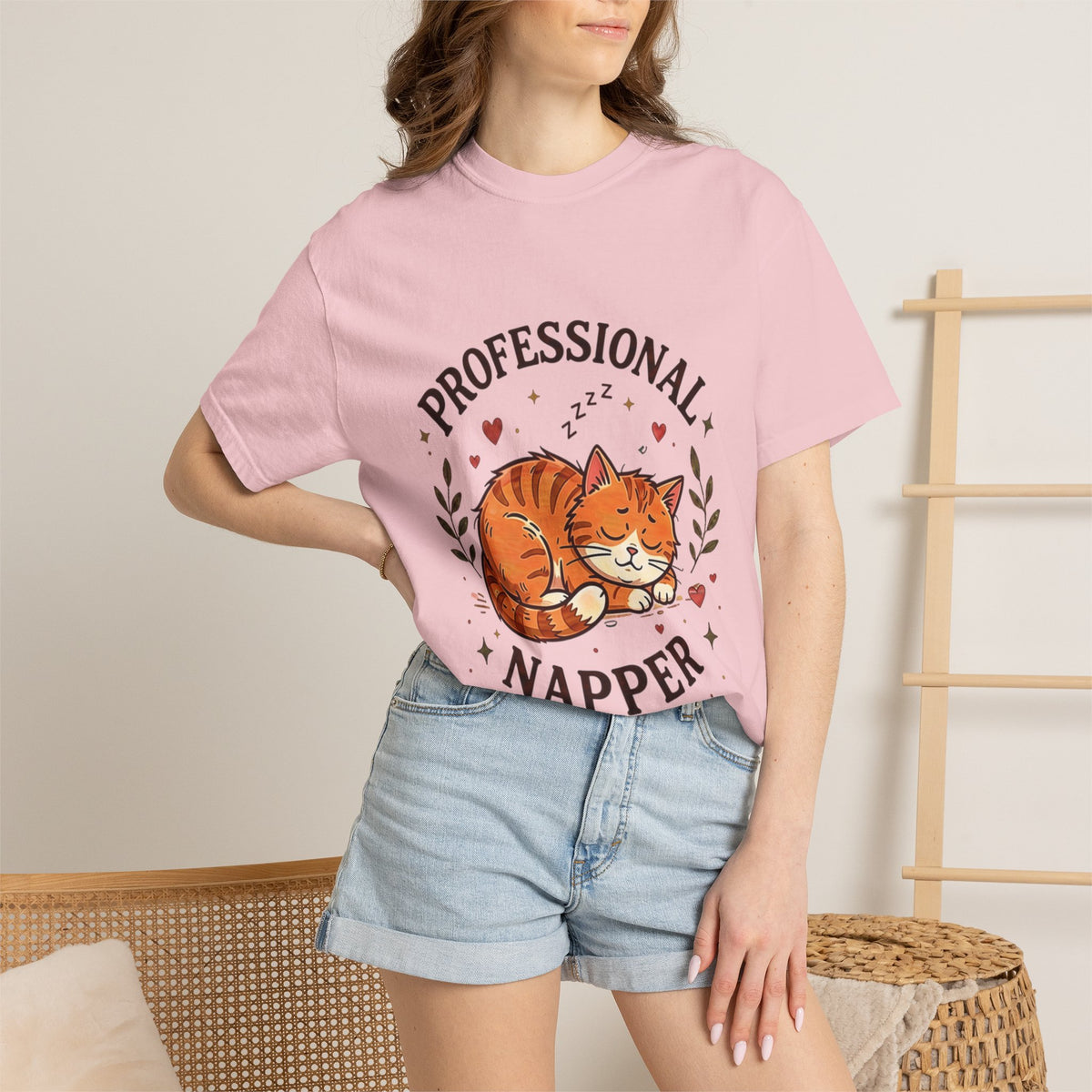 Professional Napper Cat T-Shirt – Funny Sleeping Cat Tee