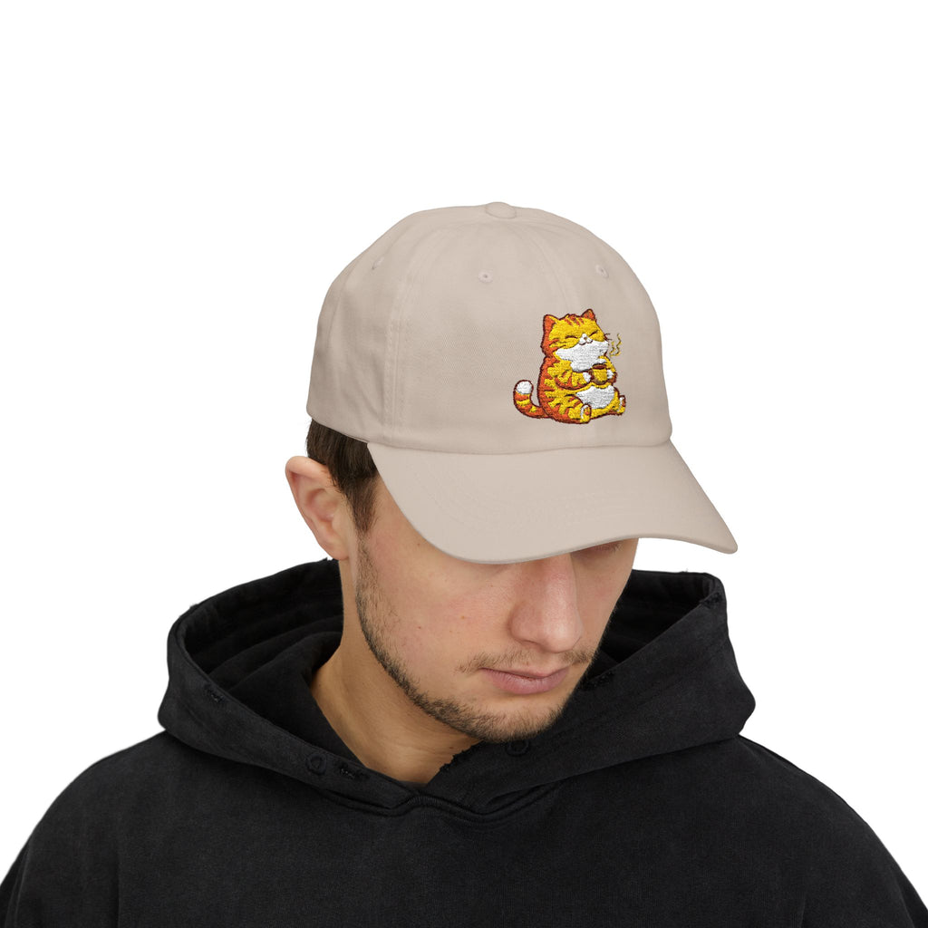Socially Tired Cat Dad Hat – Funny Introvert Cat Cap