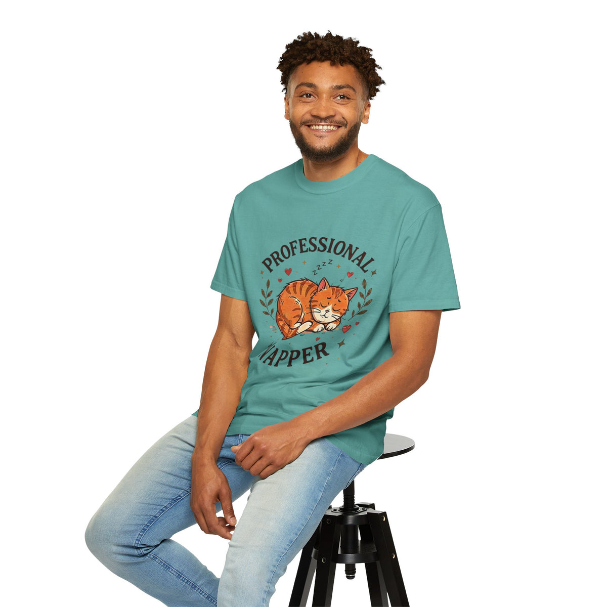 Professional Napper Cat T-Shirt – Funny Sleeping Cat Tee