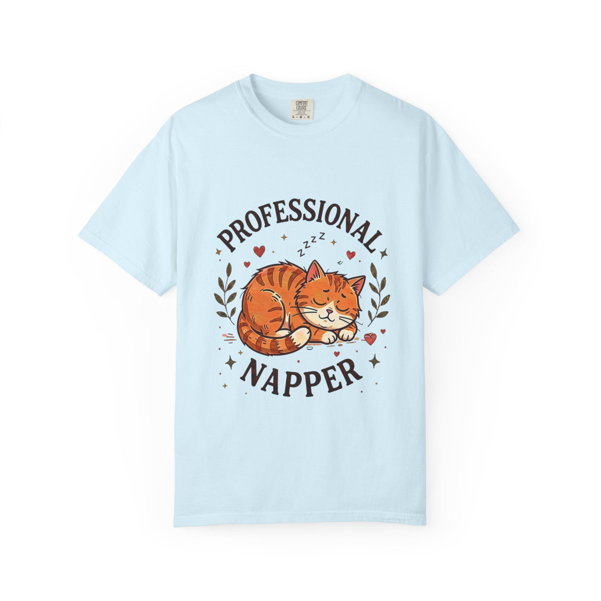 Professional Napper sleeping cat T-shirt
