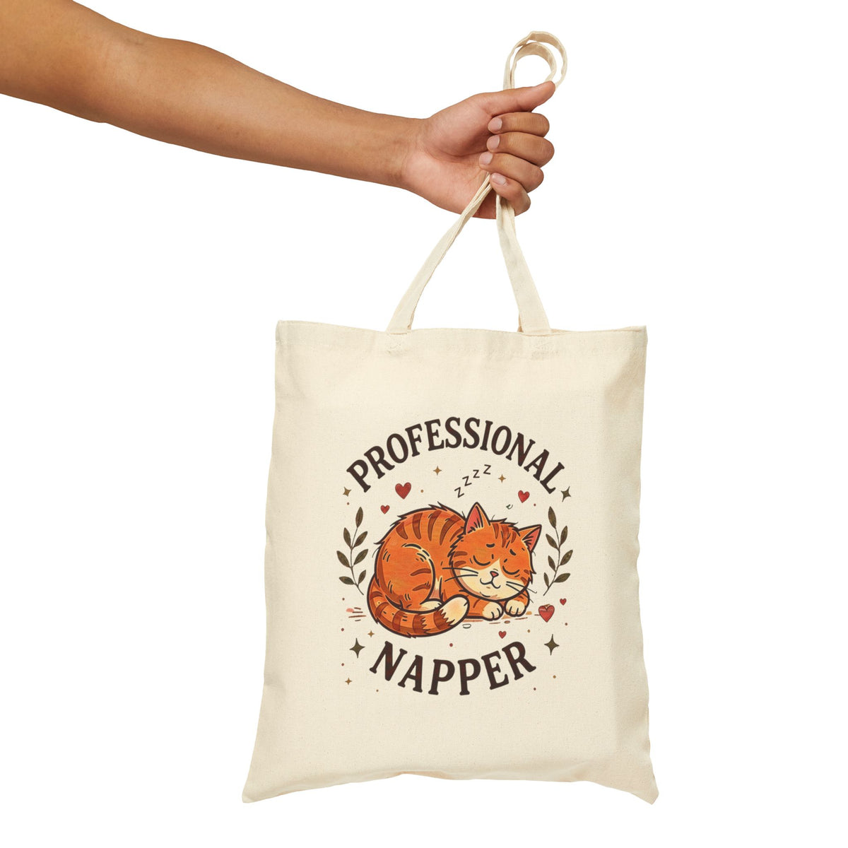 Professional Napper Cat Tote Bag – Funny Sleeping Cat Tote