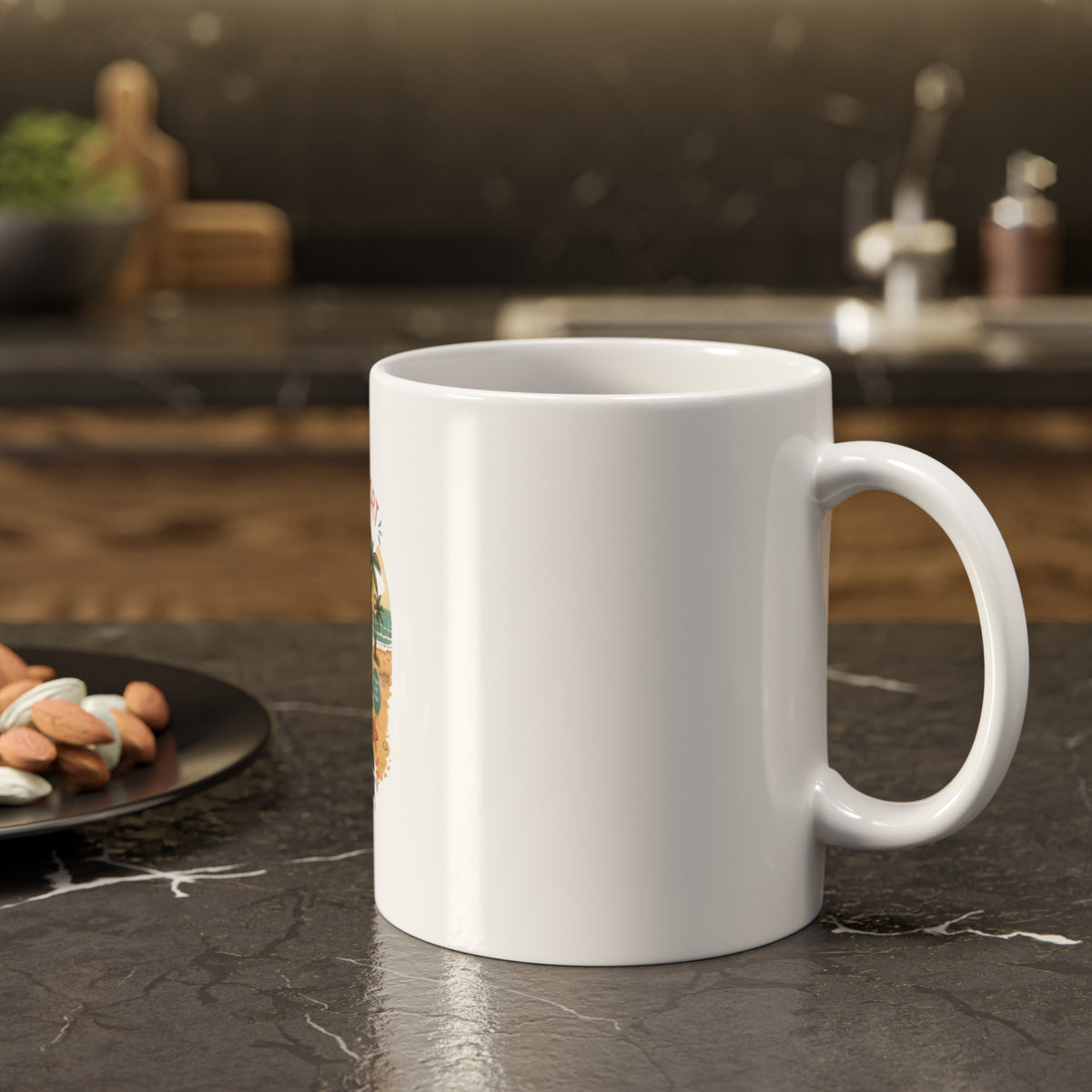 Emotional Support Frog Mug – Mentally at the Beach Funny Frog Mug