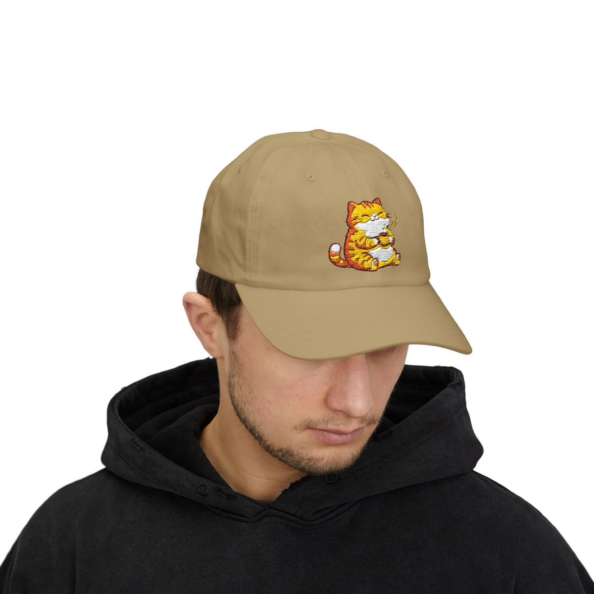 Socially Tired Cat Dad Hat – Funny Introvert Cat Cap
